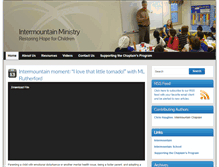 Tablet Screenshot of intermountainministry.org